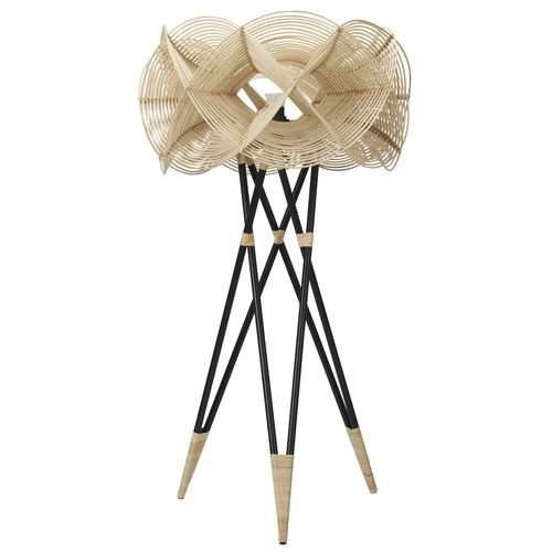 Stehleuchte - NARRA - Corner 43 Decor - Aluminium / Rattan / modern