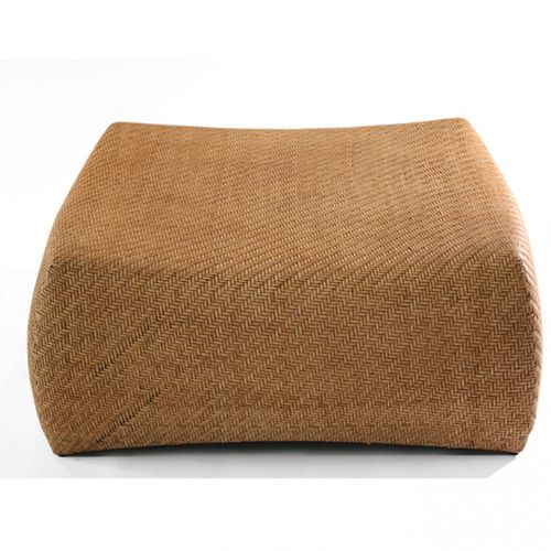 Moderne Ottomane - MINK : J07OT-0001 - Corner 43 Decor - Rattan / für den Innenraum
