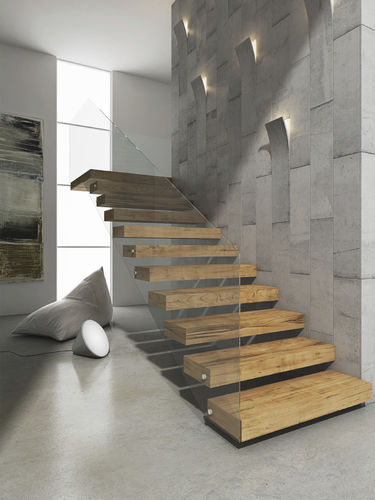 Betonfliesen - RAMPA - itaibaron - 3D / für den Innenraum / Wand