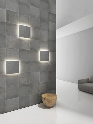 Holz-Wandverkleidung - CHEVRON - itaibaron - Beton / glatt / für Privatgebrauch