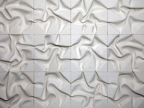 Betonfliesen - VERTIGO - itaibaron - Relief / für den Innenraum / Wand