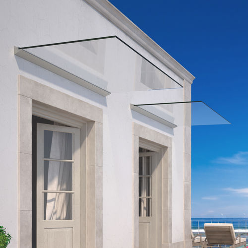 Vordach für Tür - LA PENSILINA - Logli Massimo Spa - für Eingang / für Terrasse / für Geschäftsgebäude