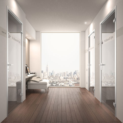 Festinstallierte Trennwand - IMBOTTE - Logli Massimo Spa - modular / Glas / Aluminium