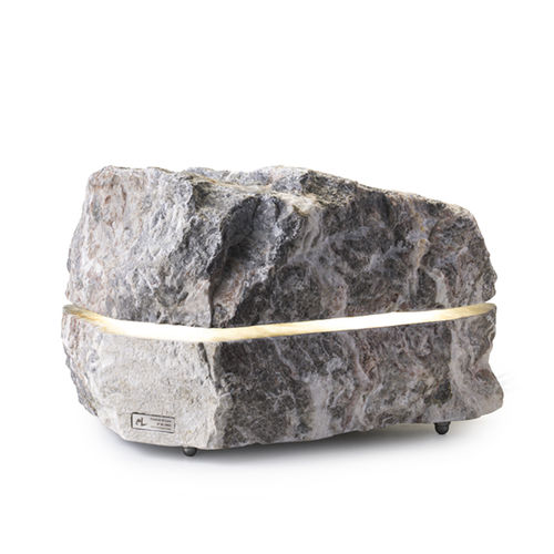 Boden-Lautsprecherlampe - MENHIR SOUND - Essenze di Luce - Marmor / Naturstein / modern
