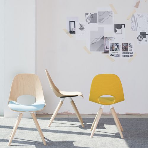 Moderner Restaurantstuhl - TAUKO - Nowy Styl - Holz / Metall / Contract