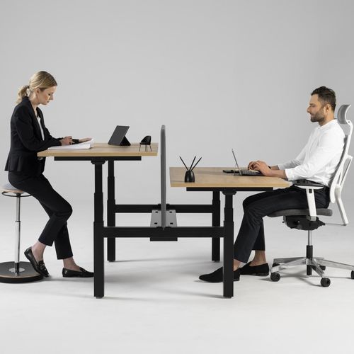 Bodenstehender Schreibtisch - EUP - Nowy Styl - für 2 Personen / modern / Holz
