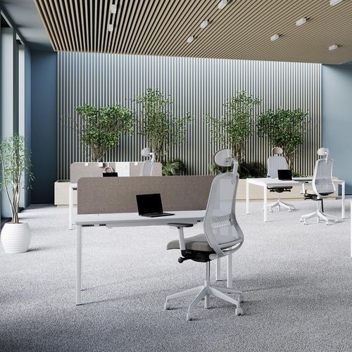 Bodenstehender Schreibtisch - BSPACE - Nowy Styl - modern / Holz / Filz