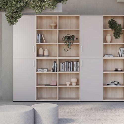 Niedriger Aktenschrank - K40 - Nowy Styl - hoch / wandmontiert / melaminbeschichtet