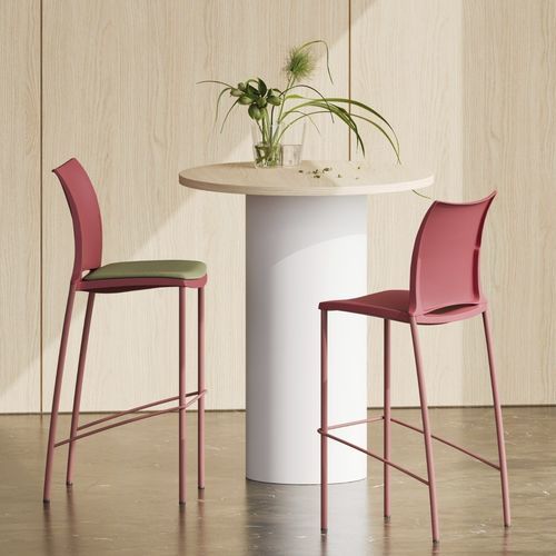 Moderner Barhocker - &iexcl;HOLA! - Nowy Styl - Stoff / Gestell aus Metall / mit 4 Beinen