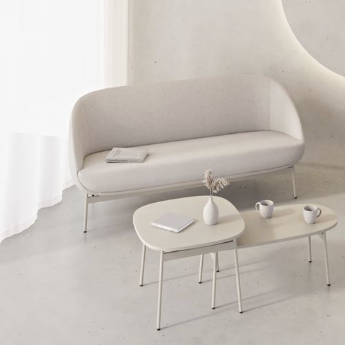 Modernes Sofa - MOLLEN - Nowy Styl - Stoff / maßgefertigt / beige