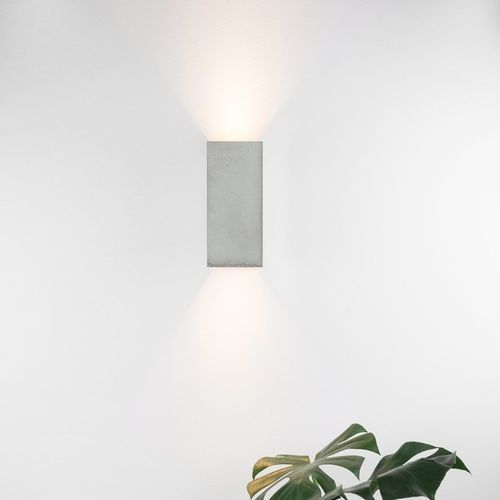 Wandleuchte / minimalistisches Design - [B8] - GantLights - für den Innenraum / Beton / rechteckig