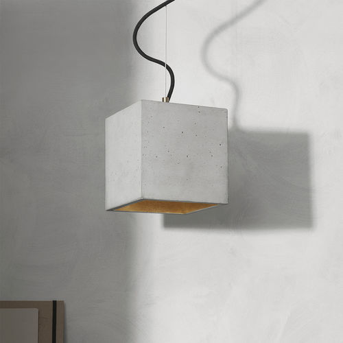 Hängelampe - [B5] - GantLights - Beton / minimalistisches Design / mit Kabel