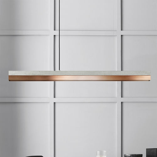 Hängelampe - [C-serie] - GantLights - Kupfer / Beton / minimalistisches Design