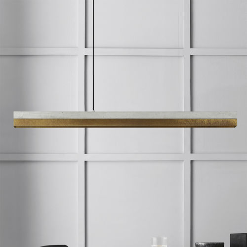 Hängelampe - [C-serie]broxi - GantLights - Messing / Beton / minimalistisches Design