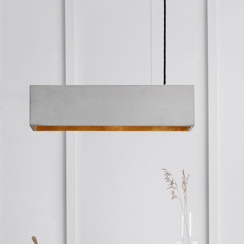 Hängelampe - [B4] - GantLights - Beton / minimalistisches Design / mit Kabel