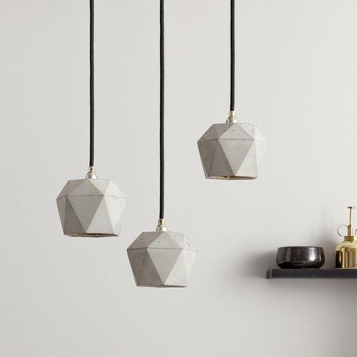 Hängelampe - [T2] BUNDLE - GantLights - Beton / modern / mit Kabel