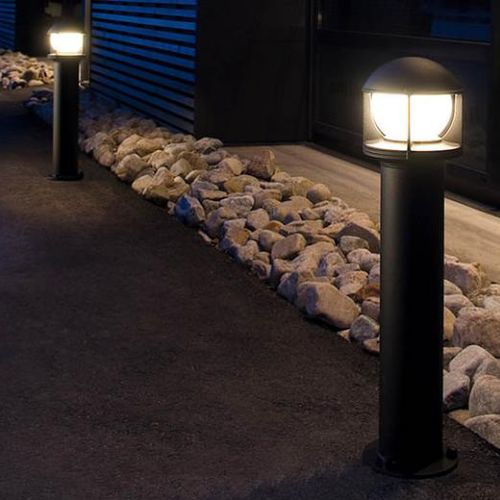 Leuchtpoller für Garten - OPUS - SG LIGHTING - klassisch / Aluminium / Polycarbonat