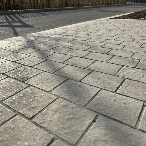 Stein-Pflasterstein - PAF10 - REPLIK - für Außenbereich / für Parkplätze / Straßen