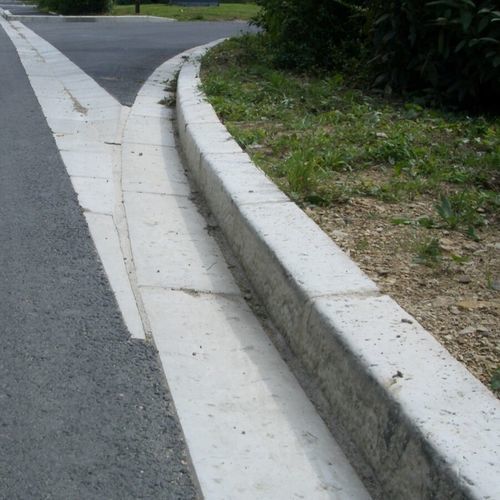 Randstein für Garten - BOT3 - REPLIK - Bordstein / für Landschaftsgestaltung / Beton