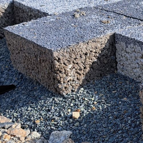 Porenbeton Pflasterstein - PANH4 - REPLIK - für Außenbereich / für Terrasse / für Garten