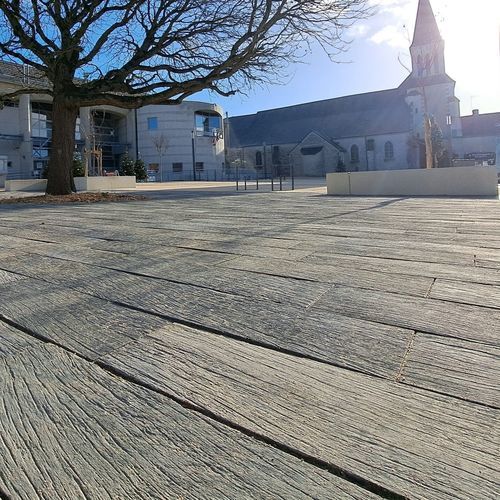 Betonplattenbelag - LA75 - REPLIK - für Außenbereich / für Terrasse / für Garten