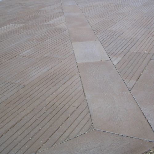 Betonplattenbelag - BA50L - REPLIK - für Außenbereich / für Terrasse / für Garten