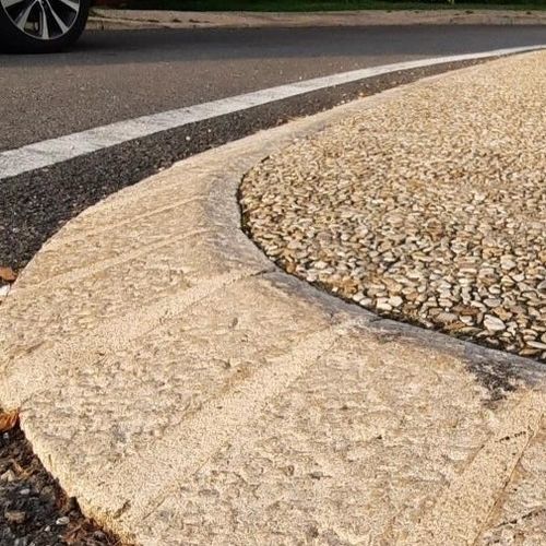 Randstein für Garten - BOl1 - REPLIK - Bordstein / für Landschaftsgestaltung / Beton