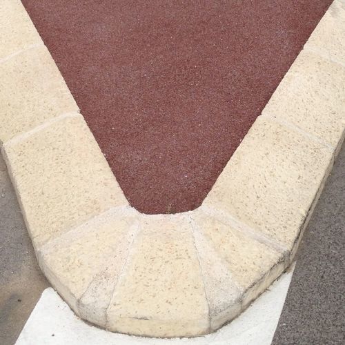 Randstein für Garten - BOl13 - REPLIK - Bordstein / für Landschaftsgestaltung / Beton