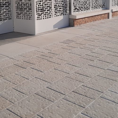 Betonplattenbelag - DAF01 - REPLIK - für Außenbereich / für Terrasse / für Garten
