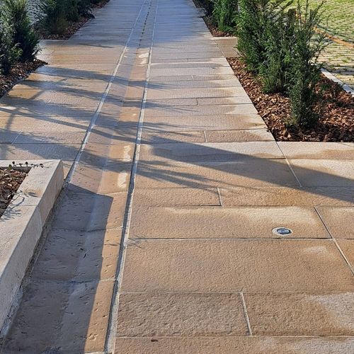 Betonplattenbelag - DAF21 - REPLIK - für Außenbereich / für Terrasse / für Garten