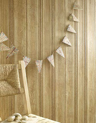 Linoleum-Wandverkleidung - LINENFOLD - Lincrusta - texturiert / Holzoptik / für Privatgebrauch