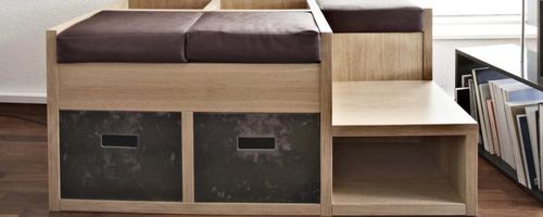 Moderner Schuhschrank - SHOE-SHINE - Ateliers Phi SA - selbsttragend / Holz / für Privatgebrauch