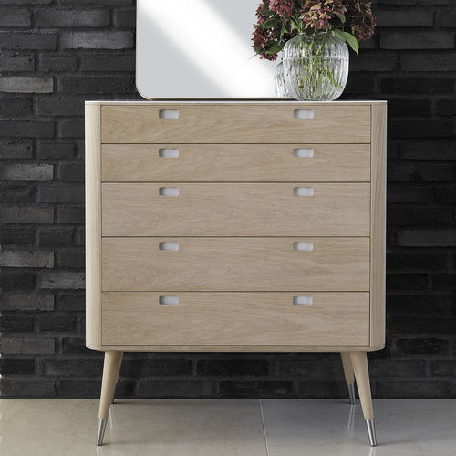 Kommode mit hohen Beinen - AK 2430 - Naver Collection - modern / Eiche / Nussbaum