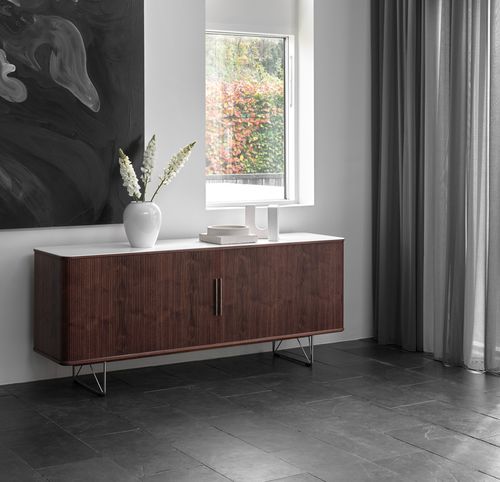 Modernes Sideboard - AK 2730  - Naver Collection - Eiche / Nussbaum / Esche