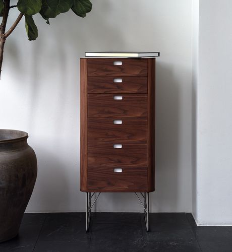 Moderner Chiffonnier - AK 2420 - Naver Collection - Eiche / Nussbaum / Esche