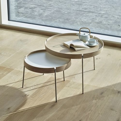 Moderner Satztisch - AK 710-750 - Naver Collection - Eiche / Nussbaum / Esche
