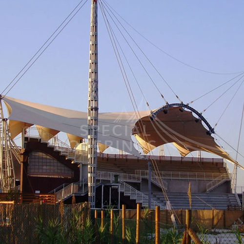 Membrankabel-Flächentragwerk - GRANDSTANDS - A Tre Alban Coverings S.r.l. - für Abdeckung / PVC-Folie / für Sportplätze