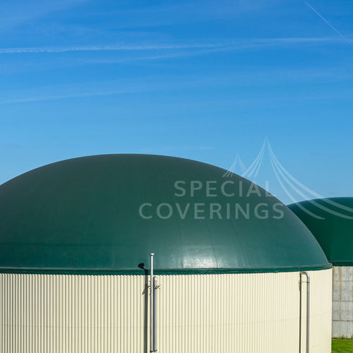 Kuppel-Flächentragwerk - COVERS FOR BIOGAS - A Tre Alban Coverings S.r.l. - für Abdeckung / PVC-Folie / für Industrieanwendungen