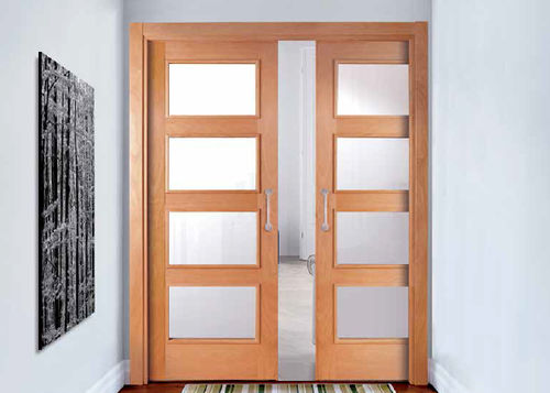 Tür für Innenbereich - JAPANESE MODEL BEECH - NORMA DOORS - Holz / Schiebe / Glas