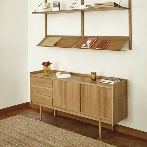 Modernes Sideboard - LONG 1050 - 366 Concept - Eiche / Massivholz / Holzfurnier