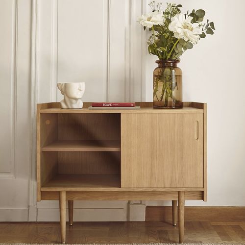 Modernes Sideboard - PETITE 1050 - 366 Concept - Eiche / Holz / Glas