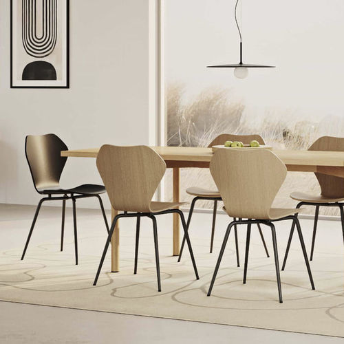 Moderner Esszimmerstuhl - KA237  - 366 Concept - für den Innenraum / Eiche / Sperrholz