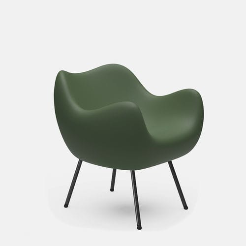 Moderner Sessel - RM58  - 366 Concept - Polyethylen / Polyethylen / schwarz
