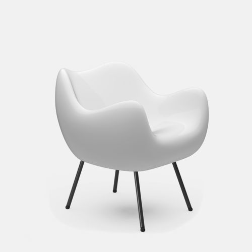 Moderner Sessel - RM58  - 366 Concept - Verbundwerkstoff / Verbundwerkstoff / weiß