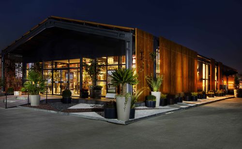 Modulgebäude - NARLI BAHCE RESIDENCES SALES OFFICE - APEC Smart Steel Structures - Stahl / Stahlrahmen / für Restaurants