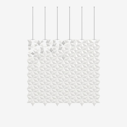Hängende Trennwand - FACET - Bloomming - Aluminium / Edelstahl / für professionellen Einsatz