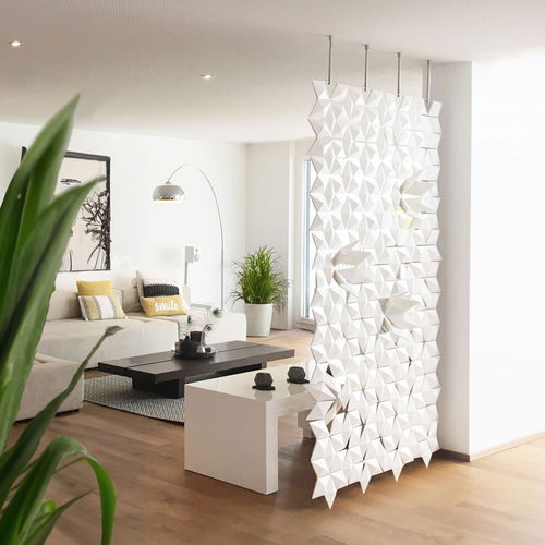 Abnehmbare Trennwand - FACET  - Bloomming - Aluminium / Edelstahl / für professionellen Einsatz