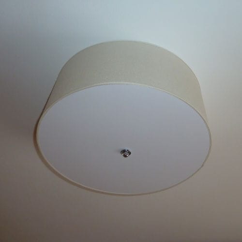 Moderne Deckenleuchte - M028 - IPSILON PARALUMI - rund / Stoff / Halogen