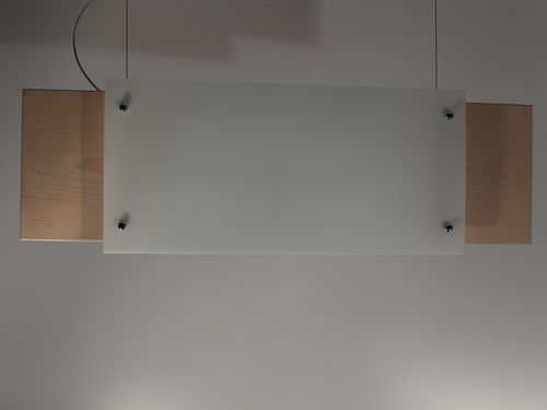 Hängelampe - P003 - IPSILON PARALUMI - Massivholz / Plexiglas® / modern