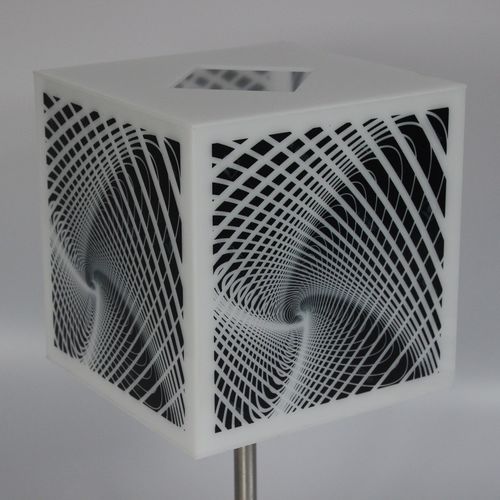 Moderner Lampenschirm - P005 - IPSILON PARALUMI - Plexiglas® / handgefertigt / maßgefertigt